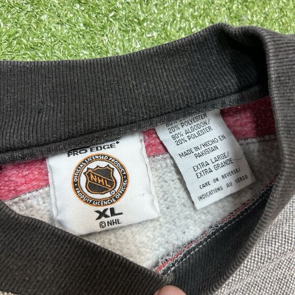 Vintage Detroit Red Wings Sweatshirt Men Size XL Hockey NHL 90s Embroidered - Picture 7 of 7